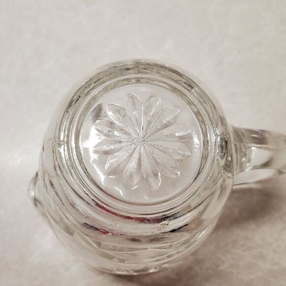 Anchor Hocking Early American Prescut Glass EAPC Clear Creamer - Picture 3 of 9